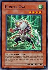 Hunter Owl GX03-EN002 Yu-Gi-Oh card from GX Spirit Caller Promo