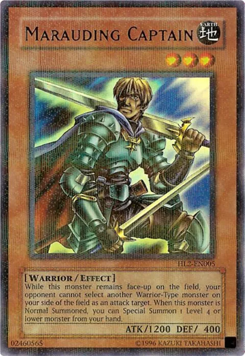 Marauding Captain HL2-EN005 Yu-Gi-Oh card from Hobby League 2