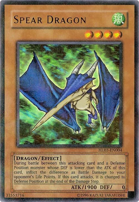 Spear Dragon HL03-EN004 Yu-Gi-Oh card from Hobby League 3