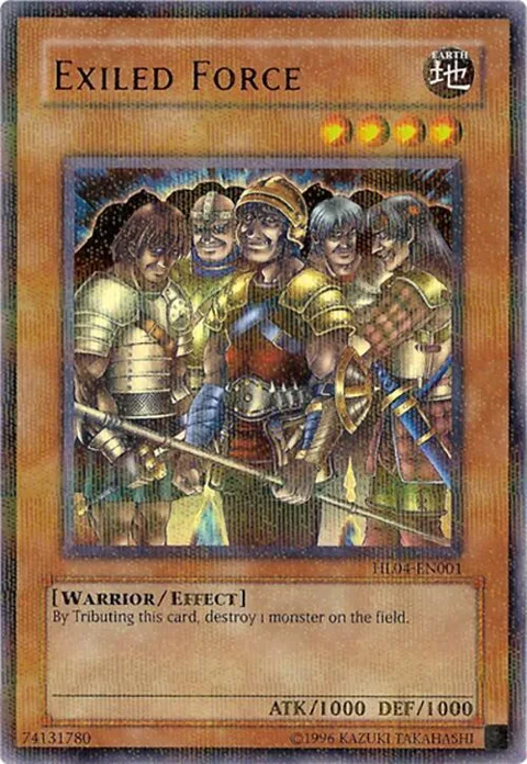 Exiled Force HL04-EN001 Yu-Gi-Oh card from Hobby League 4