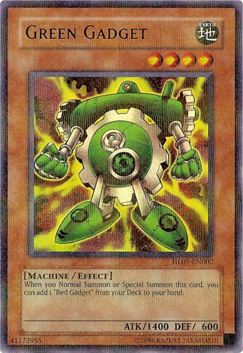 Green Gadget HL05-EN002 Yu-Gi-Oh card from Hobby League 5