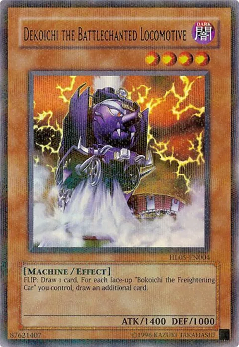 Dekoichi the Battlechanted Locomotive HL05-EN004 Yu-Gi-Oh card from Hobby League 5