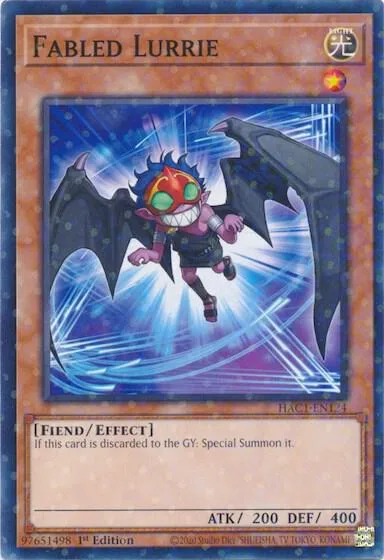 Fabled Lurrie Duel Terminal HAC1-EN124 Yu-Gi-Oh card from Hidden Arsenal: Chapter 1