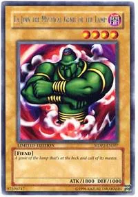La Jinn the Mystical Genie of the Lamp MDP2-EN007 Yu-Gi-Oh card from McDonald's Promo Series 2