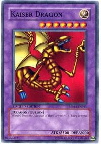 Kaiser Dragon MDP2-EN011 Yu-Gi-Oh card from McDonald's Promo Series 2