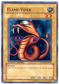 Flame Viper MDP2-EN016 Yu-Gi-Oh card from McDonald's Promo Series 2