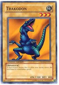 Trakodon MDP2-EN017 Yu-Gi-Oh card from McDonald's Promo Series 2