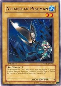 Atlantean Pikeman PTDN-EN002 Yu-Gi-Oh card from Phantom Darkness