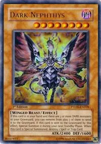 Dark Nephthys PTDN-EN018 1st Edition Yu-Gi-Oh card from Phantom Darkness