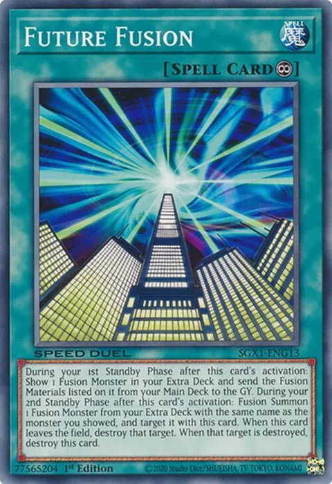 Future Fusion SGX1-ENG13 Yu-Gi-Oh card from Speed Duel GX: Duel Academy Box
