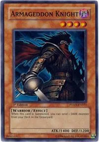 Armageddon Knight PTDN-EN021 1st Edition Yu-Gi-Oh card from Phantom Darkness
