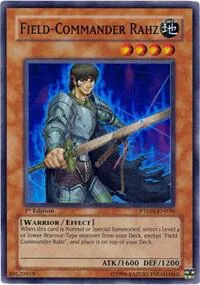 Field-Commander Rahz PTDN-EN030 Unlimited Yu-Gi-Oh card from Phantom Darkness