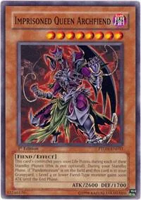 Imprisoned Queen Archfiend PTDN-EN032 1st Edition Yu-Gi-Oh card from Phantom Darkness