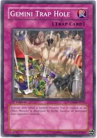 Gemini Trap Hole PTDN-EN073 Unlimited Yu-Gi-Oh card from Phantom Darkness