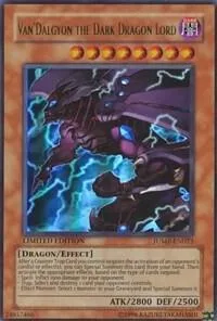 Van'Dalgyon the Dark Dragon Lord JUMP-EN023 Yu-Gi-Oh card from Shonen Jump Magazine Promos