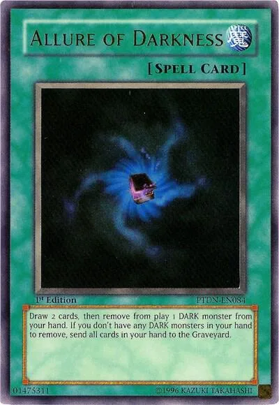 Allure of Darkness PTDN-EN084 Unlimited Yu-Gi-Oh card from Phantom Darkness