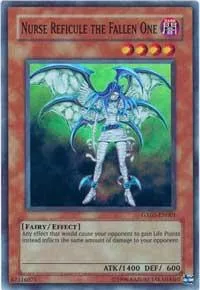 Nurse Reficule the Fallen One GX05-EN001 Yu-Gi-Oh card from PS2 Yugioh GX The Beginning of Destiny