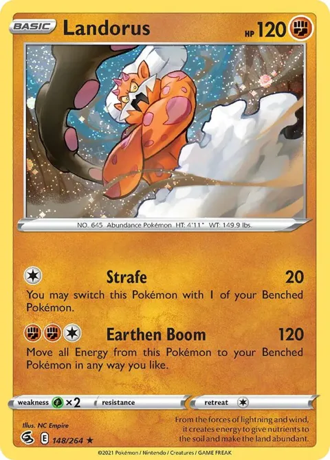 Landorus - 148/264 Cosmos Holo #148/264 Holofoil Pokémon card from Blister Exclusives