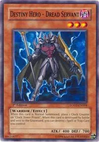 Destiny Hero - Dread Servant LODT-EN004 Yu-Gi-Oh card from Light of Destruction