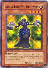 Arcana Force VI - The Lovers LODT-EN012 Yu-Gi-Oh card from Light of Destruction