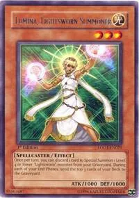 Lumina, Lightsworn Summoner LODT-EN021 Yu-Gi-Oh card from Light of Destruction