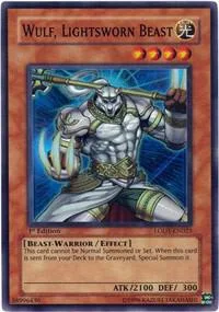 Wulf, Lightsworn Beast LODT-EN023 LODT Unlimited Yu-Gi-Oh card from Light of Destruction