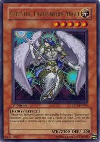 Celestia, Lightsworn Angel LODT-EN024 LODT 1st Edition Yu-Gi-Oh card from Light of Destruction