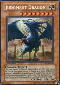 Judgment Dragon LODT-EN026 LODT 1st Edition Yu-Gi-Oh card from Light of Destruction