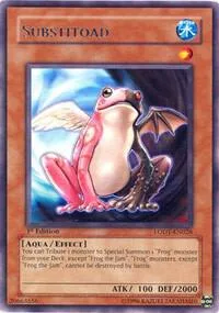 Substitoad LODT-EN028 LODT 1st Edition Yu-Gi-Oh card from Light of Destruction