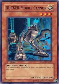 DUCKER Mobile Cannon LODT-EN037 Yu-Gi-Oh card from Light of Destruction