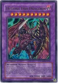 Destiny End Dragoon LODT-EN042 LODT Unlimited Yu-Gi-Oh card from Light of Destruction