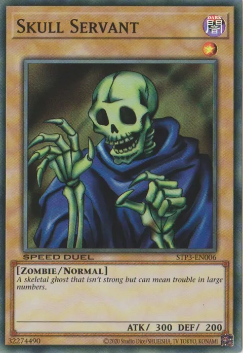 Skull Servant STP3-EN006 Yu-Gi-Oh card from Speed Duel: Tournament Pack 3