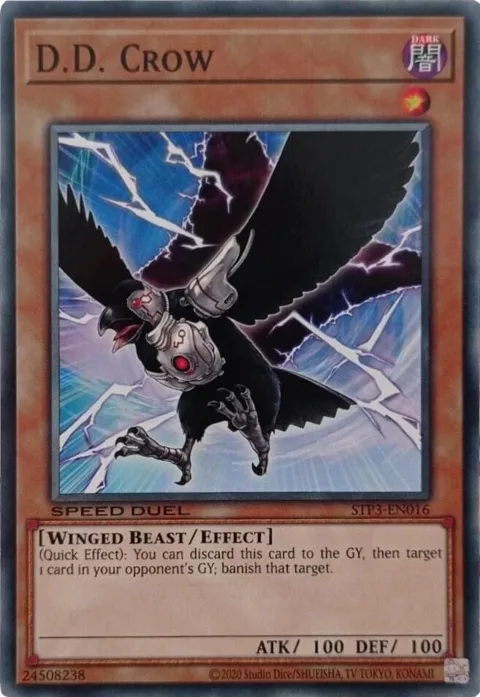 D.D. Crow STP3-EN016 Yu-Gi-Oh card from Speed Duel: Tournament Pack 3