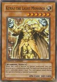 Kuraz the Light Monarch LODT-ENSE1 LODT Limited Yu-Gi-Oh card from Light of Destruction