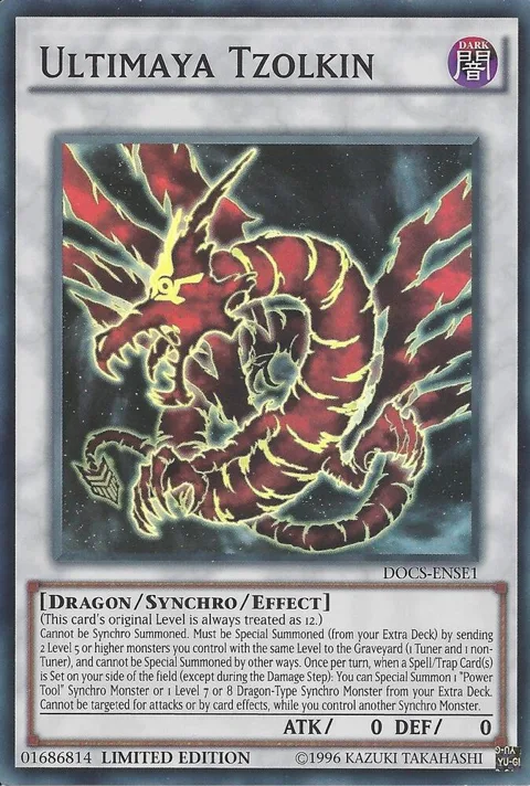 Ultimaya Tzolkin DOCS-ENSE1 Yu-Gi-Oh card from Dimension of Chaos