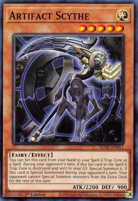 Artifact Scythe SDAZ-EN011 Yu-Gi-Oh card from Structure Deck: Albaz Strike