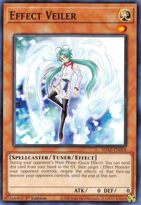 Effect Veiler SDAZ-EN018 Yu-Gi-Oh card from Structure Deck: Albaz Strike