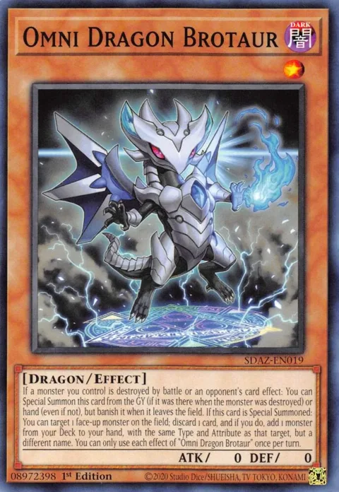 Omni Dragon Brotaur SDAZ-EN019 Yu-Gi-Oh card from Structure Deck: Albaz Strike