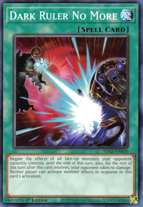 Dark Ruler No More SDAZ-EN030 Yu-Gi-Oh card from Structure Deck: Albaz Strike