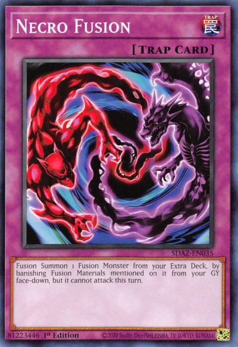 Necro Fusion SDAZ-EN035 Yu-Gi-Oh card from Structure Deck: Albaz Strike