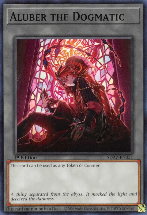 Aluber the Dogmatic SDAZ-EN051 Yu-Gi-Oh card from Structure Deck: Albaz Strike
