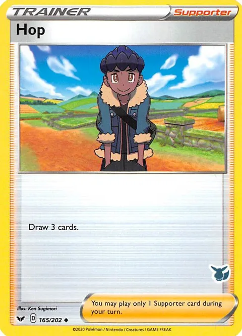 Hop - 165/202 Eevee Stamped #165/202 Pokémon card from Battle Academy 2022