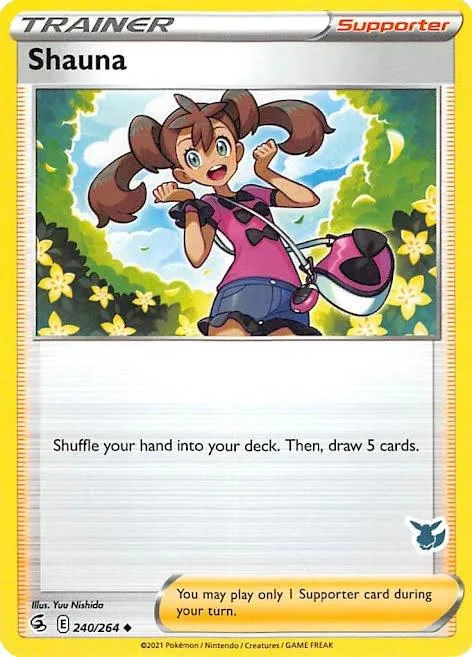Shauna - 240/264 Eevee Stamped #240/264 Pokémon card from Battle Academy 2022