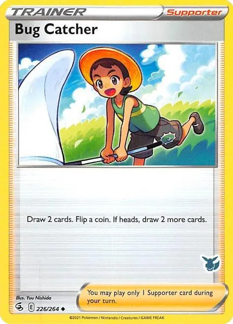 Bug Catcher - 226/264 Eevee Stamped #226/264 Pokémon card from Battle Academy 2022