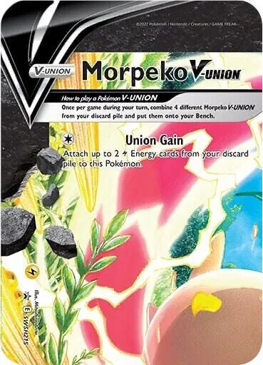Morpeko V-Union #SWSH215 Holofoil Pokémon card from Sword & Shield Promo Cards