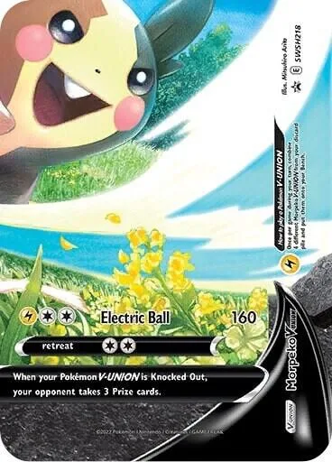 Morpeko V-Union #SWSH218 Holofoil Pokémon card from Sword & Shield Promo Cards