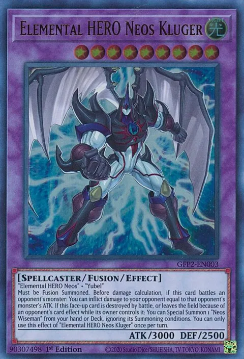 Elemental HERO Neos Kluger GFP2-EN003 Yu-Gi-Oh card from Ghosts From the Past: The 2nd Haunting