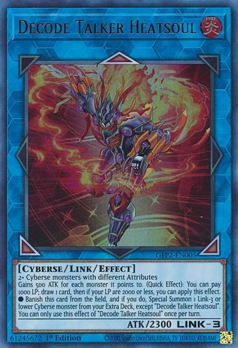 Decode Talker Heatsoul GFP2-EN005 Yu-Gi-Oh card from Ghosts From the Past: The 2nd Haunting