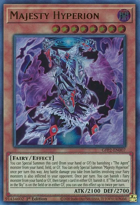 Majesty Hyperion GFP2-EN007 Yu-Gi-Oh card from Ghosts From the Past: The 2nd Haunting