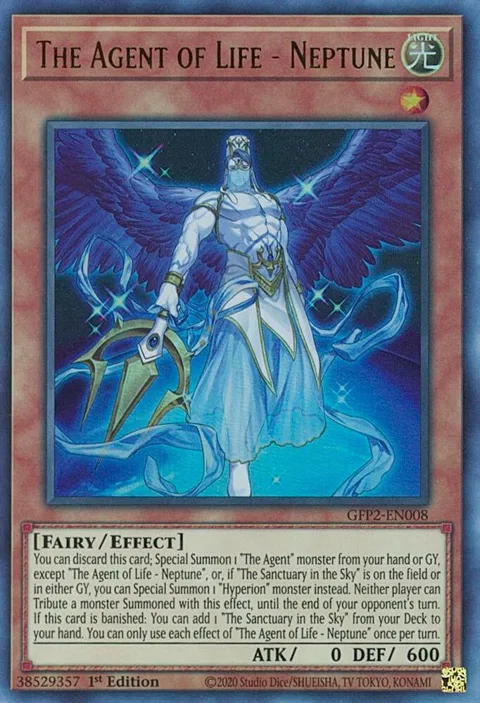 The Agent of Life - Neptune GFP2-EN008 Yu-Gi-Oh card from Ghosts From the Past: The 2nd Haunting